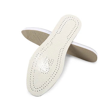 

200PAIRS/ LOT Genuine leahter Deodorant orthotic insole pad Orthopedic insoles O leg foot care insole for men and women 36-44