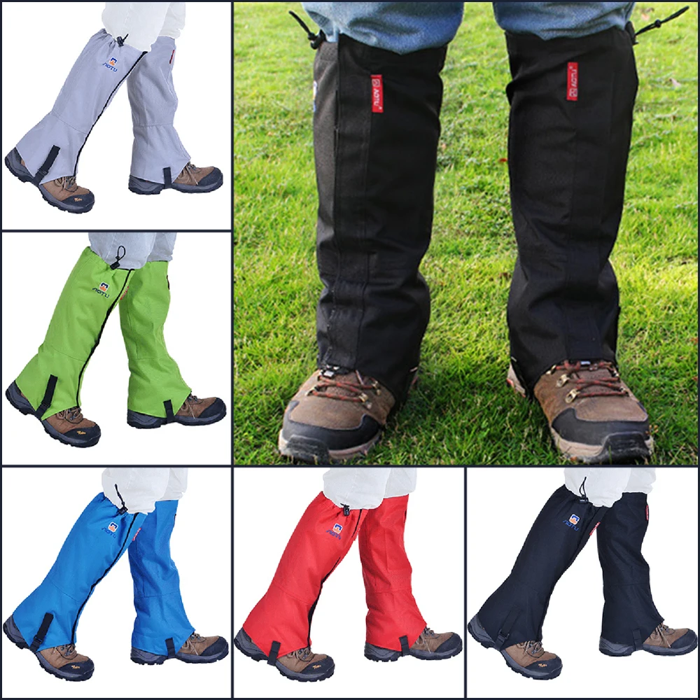 1Pcs Outdoor Waterproof Foot Cover Adjustable Unisex Ultra Light Snow Cover Sandbag Outdoor Sportswear Hiking Hiking Accessories