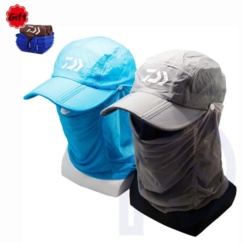 

Outdoor Sports Fishing Tools Cap Hiking Baseball UV Protection Fishing Caps Face Neck Cover Camping Fishing Sun Protect Hat Sst