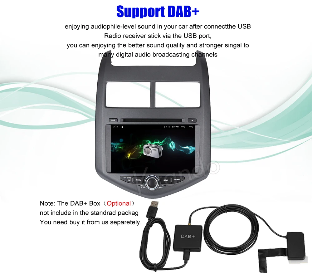krando android car radio gps for chevrolet aveo 2011+ navigation multimedia system (6)