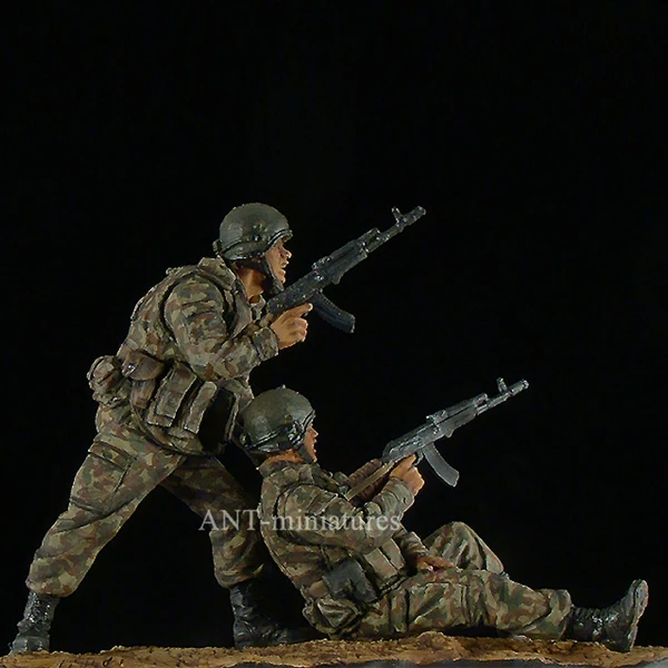 1/35 офицерами Spetsnaz из FSB. Русский набор солдат смолы GK Современная военная тема без