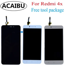 

For Xiaomi Redmi 4X LCD Touch Screen Digitizer + Display +Frame 5" Cellphone Color Free Shipping Digitizer Assembly Repla