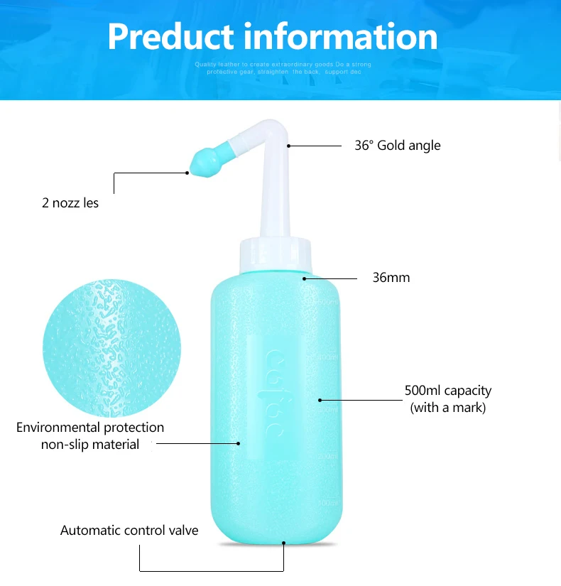 Cofoe средство для чистки носа, защита носа, ирригатор для носа 300 мл/500 мл