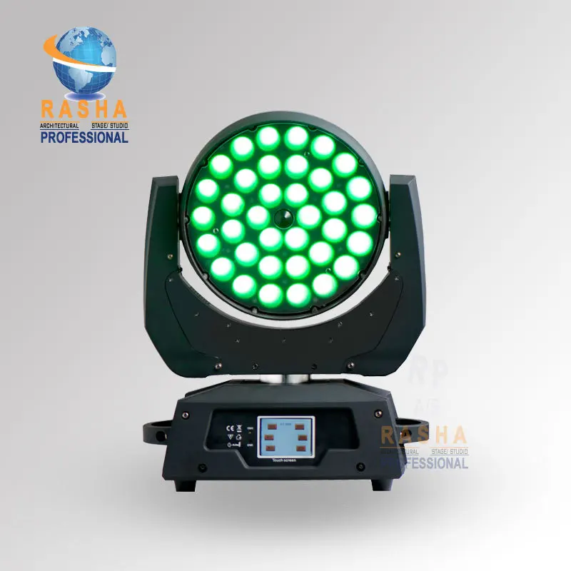 

Wholesale Price High Quality 36pcs*12W 4in1 Zoom RGBA/RGBW LED Moving Head Light with optical Zoom Stage Moving Head Light