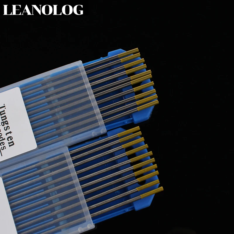Gold head Tungste Electrode 1.6/2.0/2.4/3.0/3.2/4.0X150mm TIG Tungsten Needle/Tungsten Rod/Solder Pin 10pcs