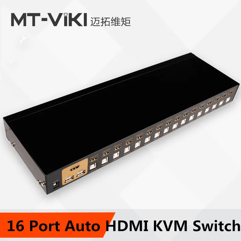 MT VIKI 16 Port HDMI Auto USB 2.0 KVM Switch Keyboard
