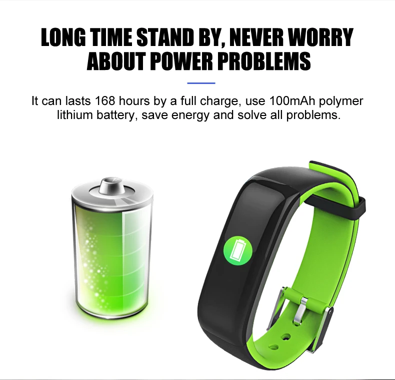 Torntisc Smart band P1 PLUS Color display Fitness Bracelet Heart rate tracker Blood Pressure Monitor Smart Wristband IP67 Waterpoof (7)