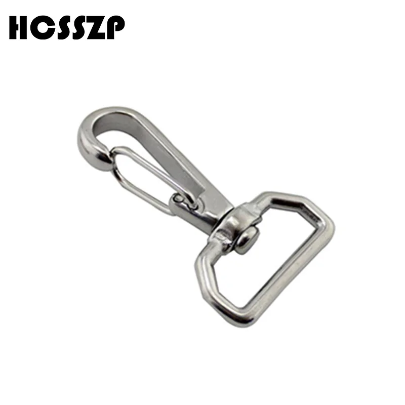 

Ring Square Eye Swivel Snap Hook 304 Stainless Steel Spring Lobster Clasps Bag Hook Straping Hook buckle Shoulder Strap Fastener