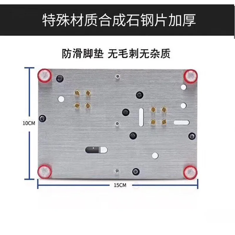 Высокотемпературное сопротивление для iPhone x чип материнской платы позиционирования приспособление+ ipx stanumn посадки стальной чистый ремонтный костюм