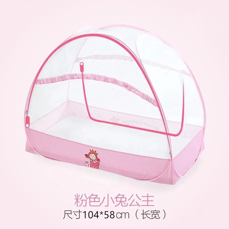 

Ger Type Cute Print baby crib mosquito net Kids Bed cover Children sleeping bed Nets Play Tent 0-2Y