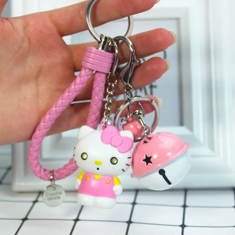 New Style Cartoon Hello Kitty Figure Action Led Flashlight Sound Hello