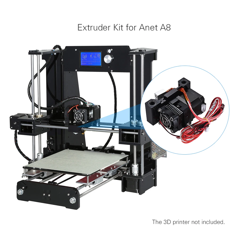 

Anet 3D Printer Extruder Feeder Feeding Kit Nozzle Motor 3D Printer Parts for 1.75mm Filament Diameter Anet A6 i3 DIY 3D Printer