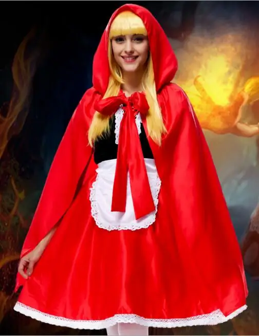 New little red riding hood costume font b anime b font font b cosplay b font
