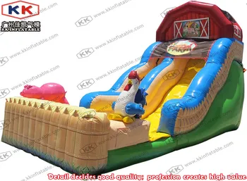

Amazing Happy Farm inflatable slide kids inflatable slides for trade fair