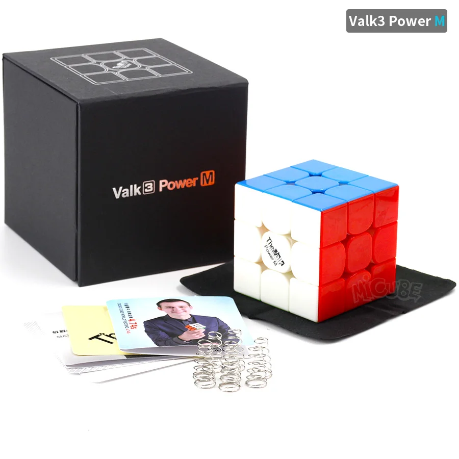 Mofangge Valk3M Valk3 power M Магнитный куб скорость 3x3x3 Cubo Magico 3x3 игрушки для детей головоломка профессиональный игрок - Цвет: Valk3PowerM-Stickele