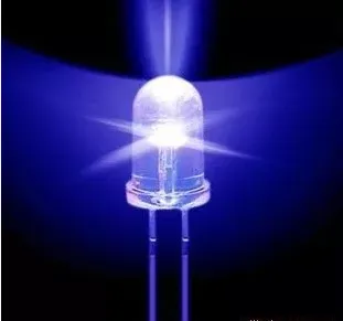 

wholesale 100 pcs Blue 5mm Round Super bright emitting diode LED bulb lamp Light 5000MCD
