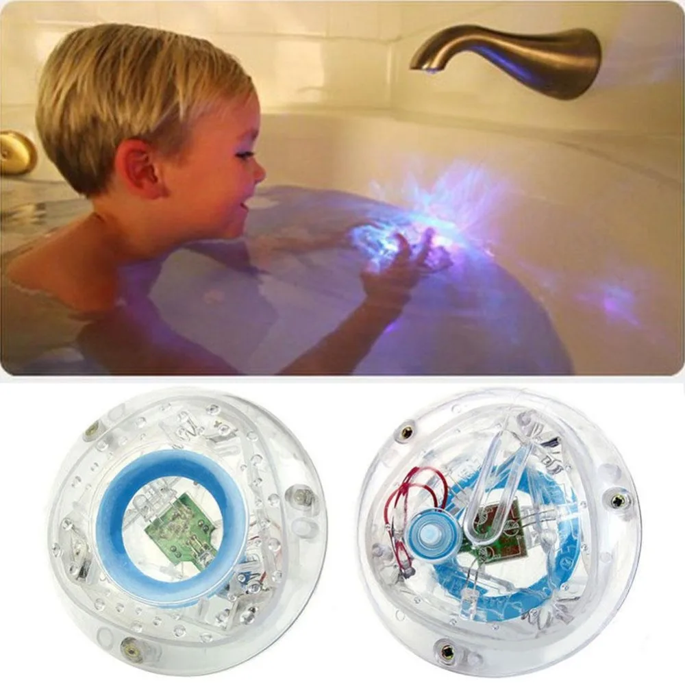 Waterproof Bathroom Tub LED Light RGB Colors Changing Kids Fun Toys In Bath Time