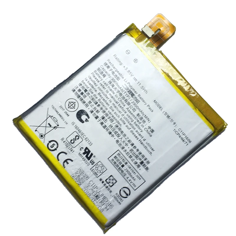 

5A Quality 3000mAh Mobile Battery C11P1606 For Asus Zenfone Laser 3 Zc551kl Real Object Tested Li-ion Batteries