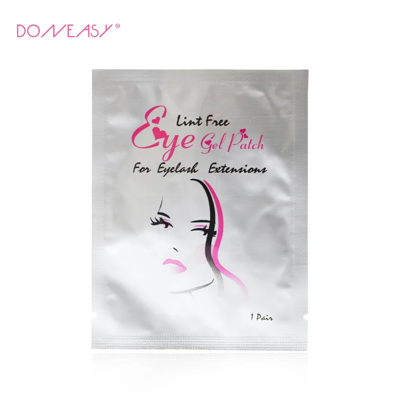 

50 pairs Eyelash Extension Paper Eye Gel Patches Grafted Eye Stickers Eyelash Under Eye Pads Eye Paper Patches Tips Stickers
