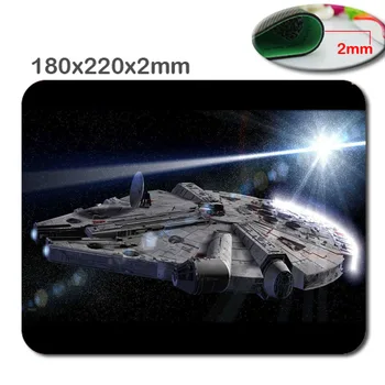

Arrivals from Star Wars millenium falcon Desktop Pad Mousepads yoda silicone mouse Pad 220 x 180 mm x 2 mm tappetino mouse Pad