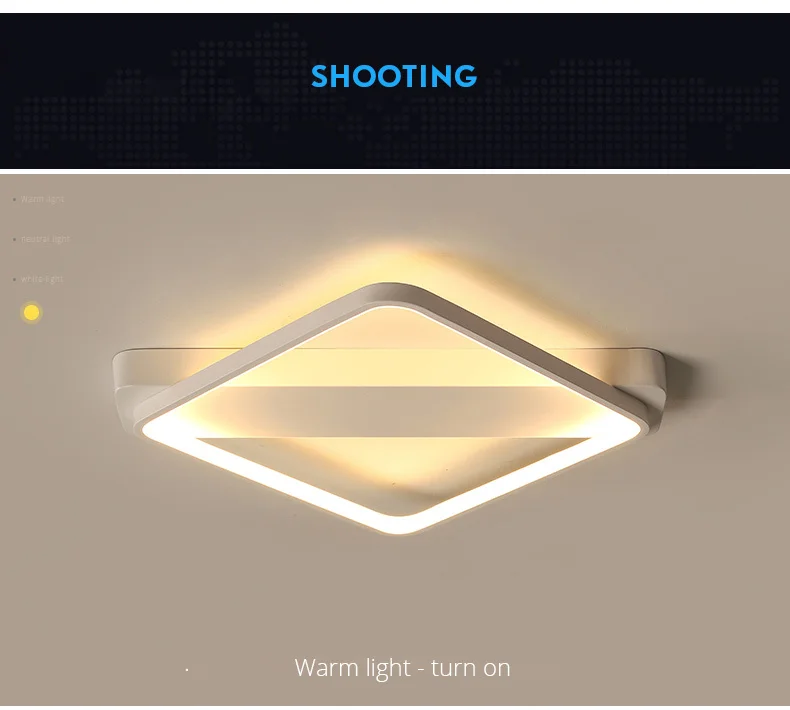 DX Classic Square Led Ceiling Lights (5)