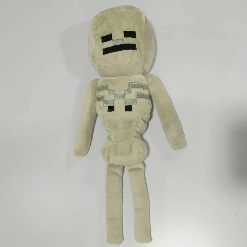 Minecraft Toys 34CM Minecraft Skeleton Plush Stuffed Toys Movie Toys for Children Birthday Gifts Toys