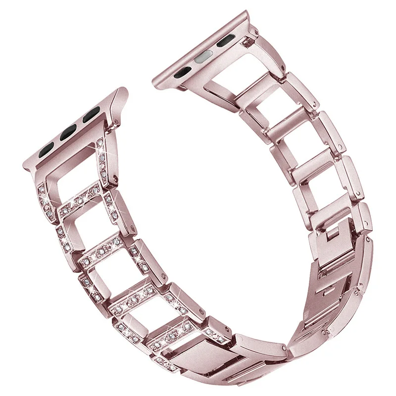 

Stainless steel strap for apple watch band 4 44mm 40mm correa 42mm 38mm strap Link bracelet watchbands iwatch series 4/3/2/1