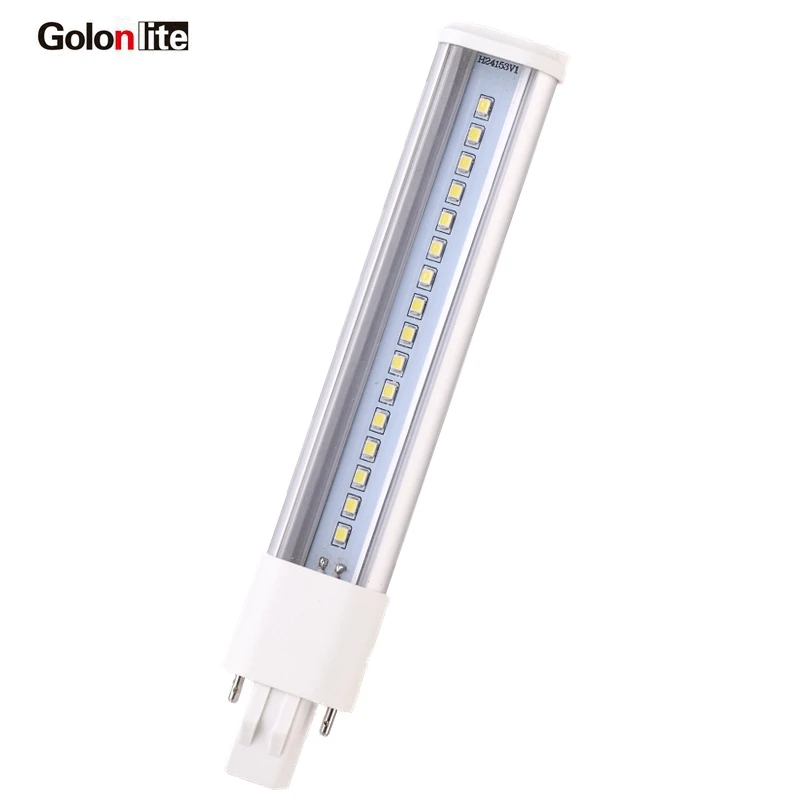 Golonlite Gx23 Led Plug Light For Ceiling Down Lamp 2 4 G27 Gx27 G23 Led Pl Lamp High Quality Low Price 3000k 4000k 6000k - Led Bulbs & Tubes -