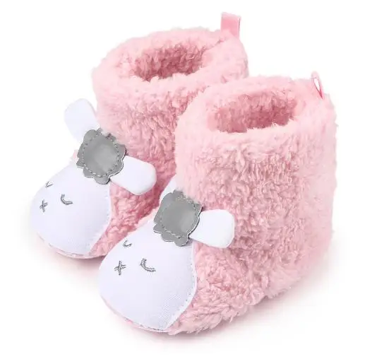 Новые зимние детские сапоги; милые панды, овцы, Животные; обувь для мальчиков и девочек; очень теплая обувь для малышей
