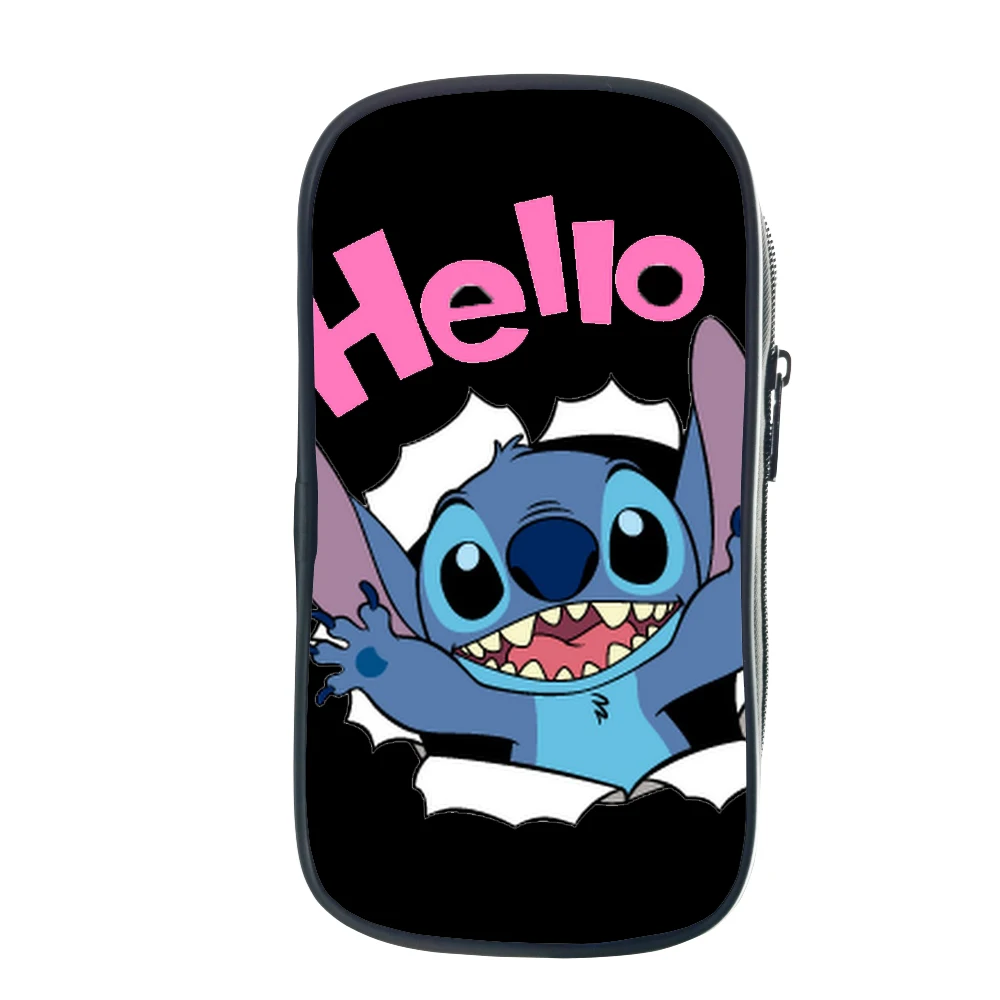 

Students Kawaii Cartoon Stitch Pencil Case Girls Makeup Bag Cute Pencil Holder Bag for Kids Boys Gift School Supplies Stationery