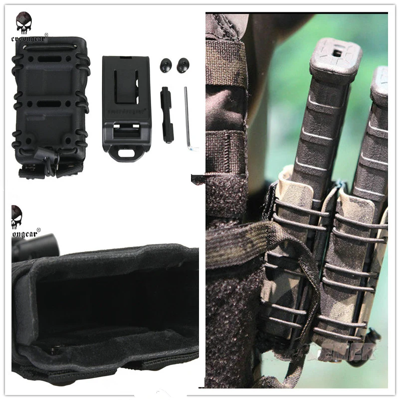 

2019NEW EmersonGear G-code Style5.56mm Tactical MAG Pouch lacing Elastic Load Out System Airsoft Military magazine Pouches
