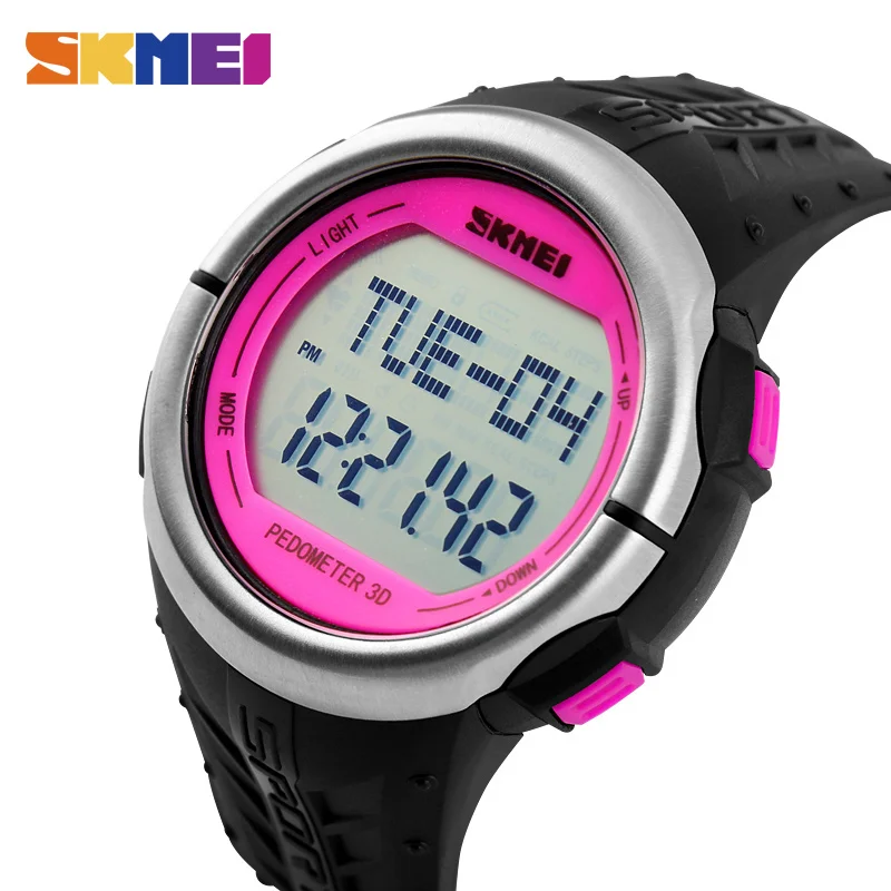 

SKMEI Men Sport Watch Digital Women Watches Top Clock Heart Rate Monitor Calorie Pedometer Man Wrist Watch erkek kol saati 1058