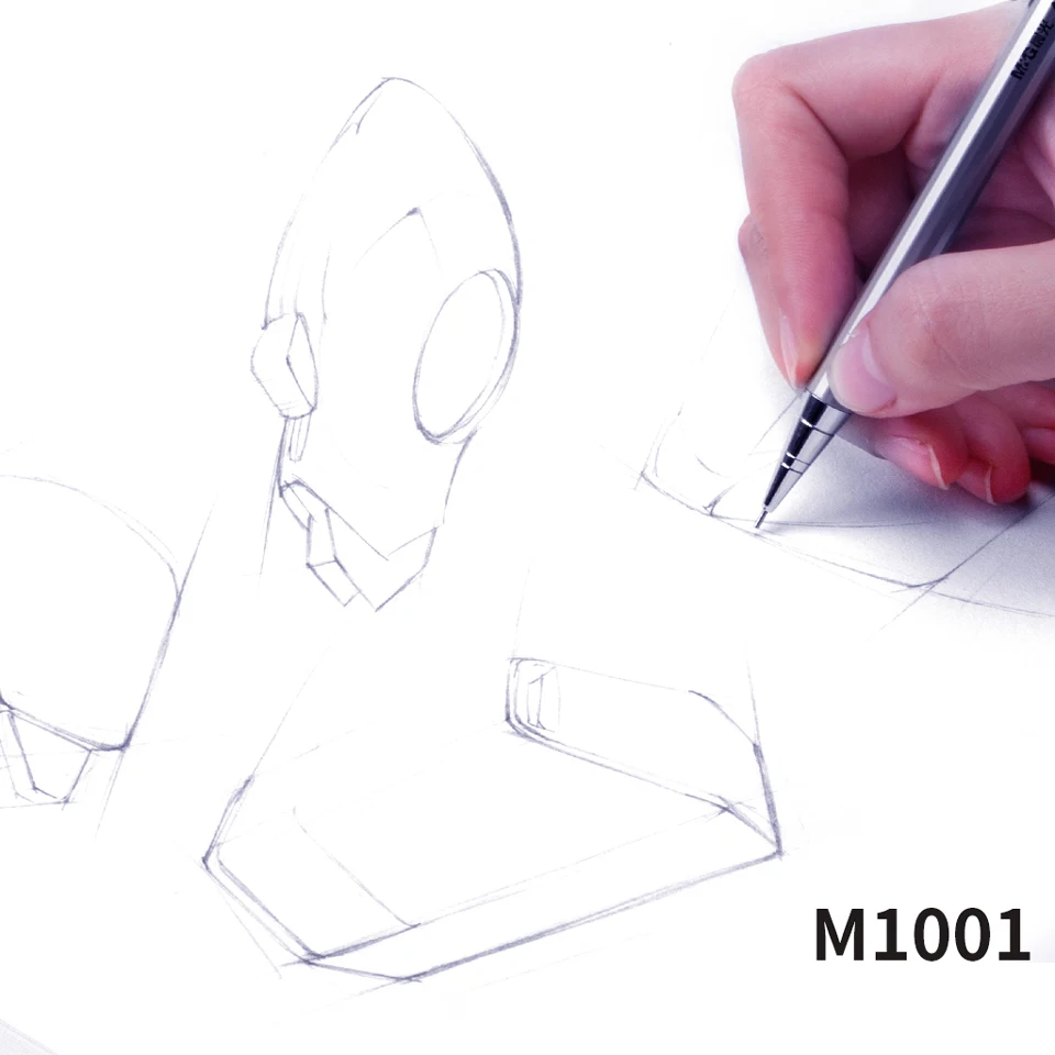 Высококачественный металлический механический карандаш M& G 0,5~ 0,7 мм для профессиональной живописи и письма школьные принадлежности отправка 2 заправки