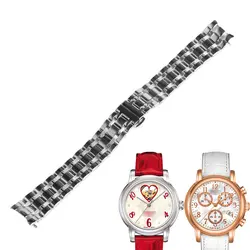 WENTULA ремешок для часов TISSOT HEART POWERMATIC 80 T050207A из нержавеющей стали, однотонный ремешок, женские часы 16 мм