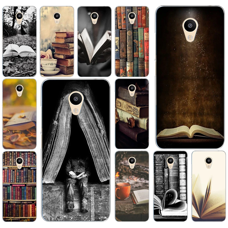 

236AD reading books Hard Transparent Cover Case for Meizu M2 M3S M3 M3S M5S Mini M3 note M5 M6 M6 note U10 U20