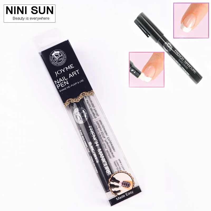 

1Pcs Nail Art French Manicure Painting Pen Hot Sale High Quality Pro Nail Polish Pen Instant Equipment Nail Tip Tools