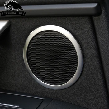 

For BMW 3 Series F30 F34 320i 316 GT 4 ABS Car Door Stereo Covers Door Speaker Stickers Sequins Internal Decoration Accessories