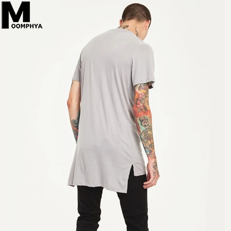 plain longline t shirt