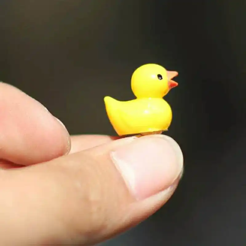 Полимерный микро-Пейзаж украшения маленькая статуя утки и скульптура торт украшения маленькие животные украшения для дома аксессуары