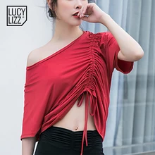 Свободные женские рубашки для иоги, спортивная рубашка для фитнеса, компрессионная футболка с ремешками, топ для танцев, спортивные майки, спортивная одежда, топы для бега