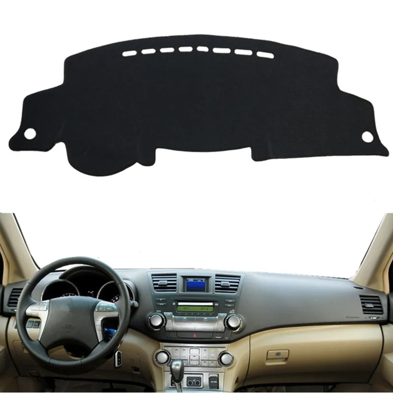 

For Toyota Highlander 2008 2009-2013 Car Dashboard Cover Dashmat Dash Mat Pad Sun Shade Dash Board Instrument Carpet Accessories