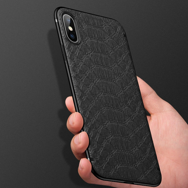 GTWIN Crocodile Texture leather Case With Magnetic for iphone X XS XR XS Max Funda Capa for iphone 6 7 8 Plus Protect Cover