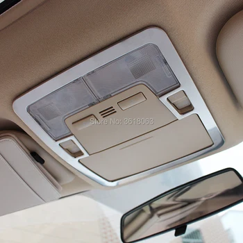 

For Toyota Corolla 2014 2015 2016 2017 Reading Light Cover Interior Read Lamp Frame Chrome Stickers Car-styling Accessories