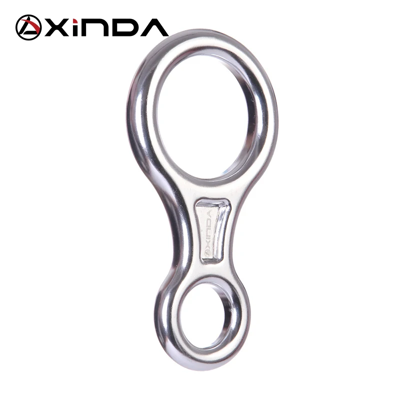 

XINDA 35KN XINDA Durable Aluminum Figure 8 Descender Belay Device Abseiling Rescue Downhill