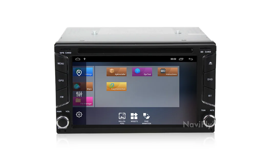 Excellent Navifly 2din Android 9.1 Universal Car GPS Navigation For universal Nissan TOYOTA Honda KIA Hyundai Mazda radio player RDS 2+32G 15