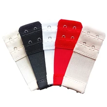 4 шт., 2 ряда, 2 крючка, расширители для бюстгальтера, женский ремень для бюстгальтера, расширитель, застежка, ремень, нижнее белье, швейные инструменты, аксессуары для бюстгальтера, 5 цветов