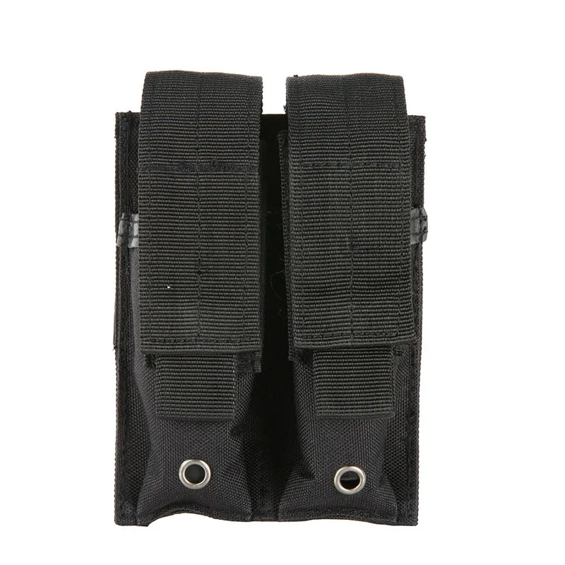 Уличная тактическая двойная сумка для пистолета 9 мм нейлон 600D|pistol magazine pouch|pistol