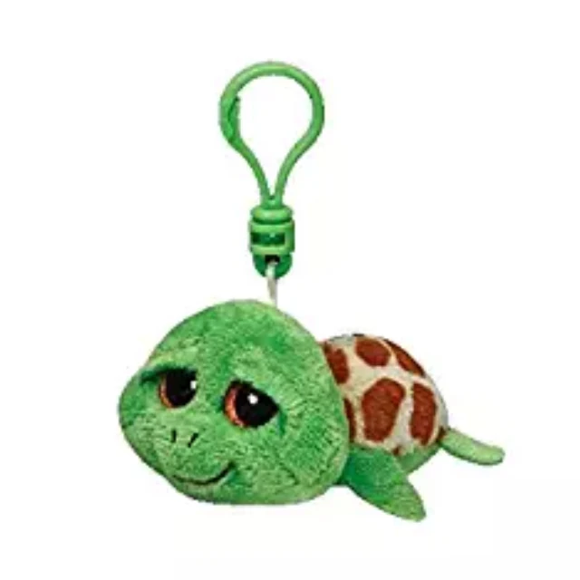 Ty Beanie Boos 4" 9cm Zippy the Turtle Clip Keychain Plush Soft Stuffed