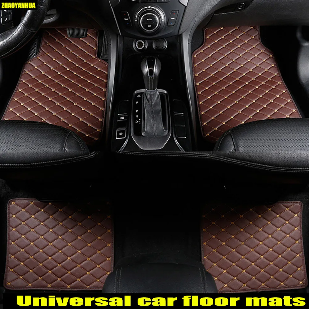 ZHAOYANHUA Car floor mats for BMW 3 series F30 F31 F34 GT Gran Turismo 318i 320i 328i 335i 340i