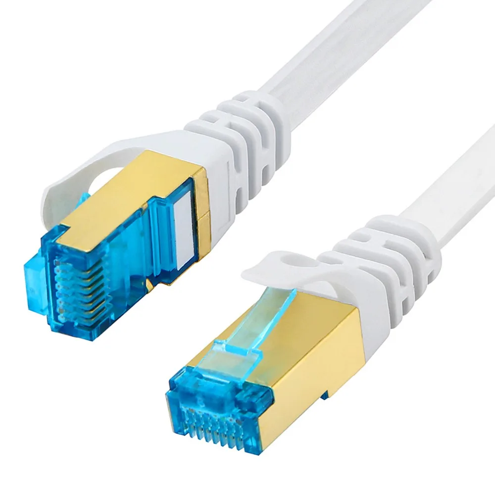 

RJ45 Ethernet Cable Flat CAT6 0.5m 1m 2m 3m 5m 10m 15m Network Gigabit Lan Patch Router Cable for Computer Switch Modem PS3 PS4